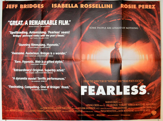 Fearless Original British Quad Poster - Movie Poster