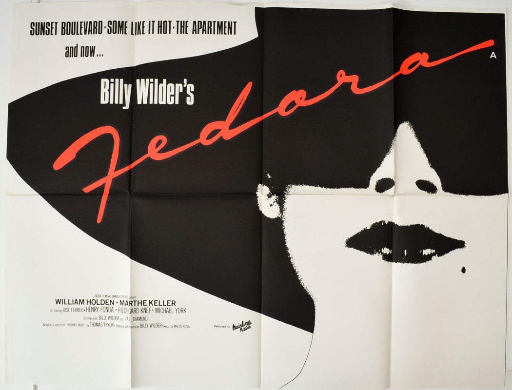 Fedora Original British Quad Poster - Movie Poster