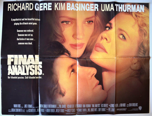 Final Analysis   Original British Quad Poster - Movie Poster