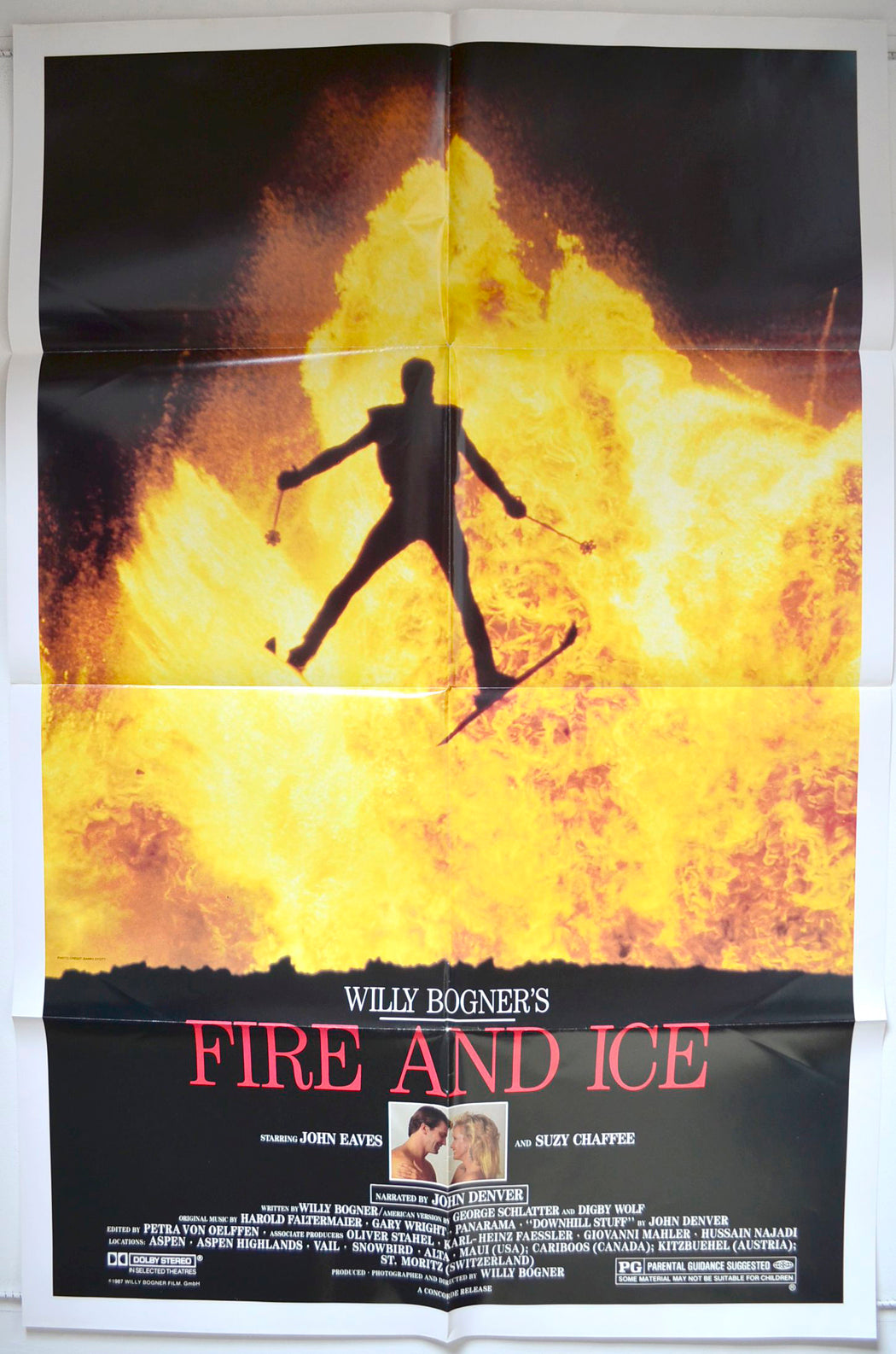 Fire And Ice   Original One Sheet Poster - Movie Poster