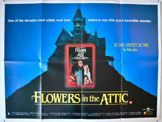 Flowers In The Attic   Original British Quad Poster - Movie Poster