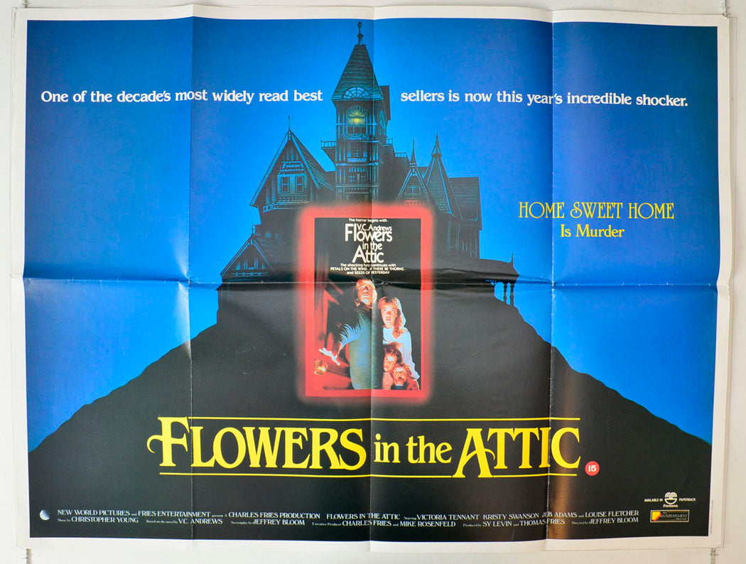 Flowers In The Attic Original British Quad Poster - Movie Poster