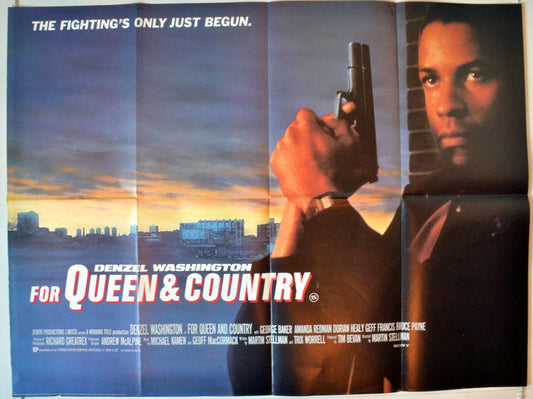 For Queen And Country   Original British Quad Poster - Movie Poster 