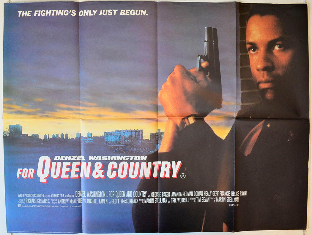 For Queen And Country Original British Quad Poster - Movie Poster