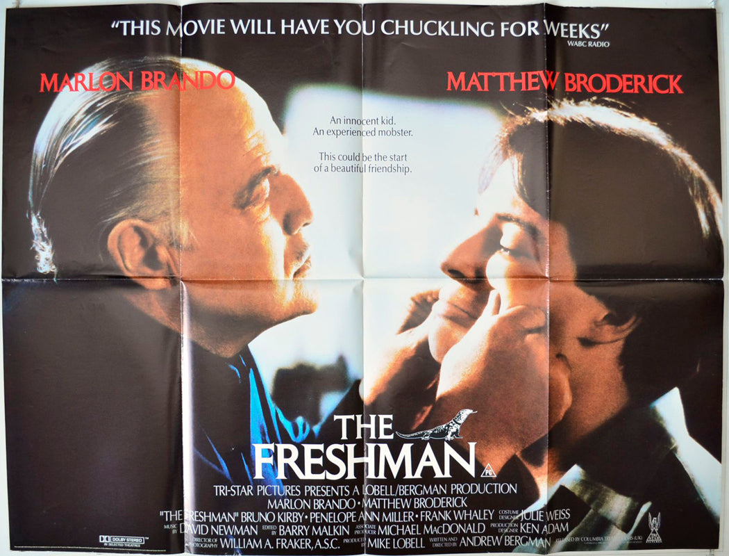 The Freshman   Original British Quad Poster - Movie Poster