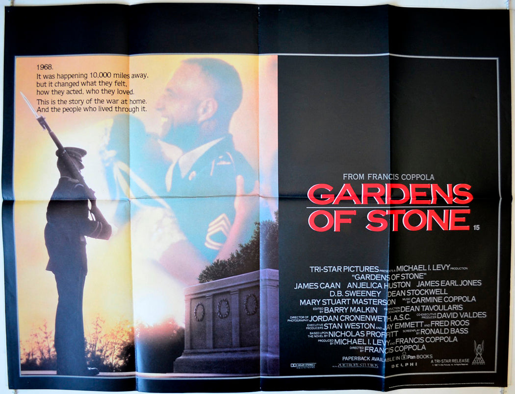 Gardens Of Stone   Original British Quad Poster - Movie Poster