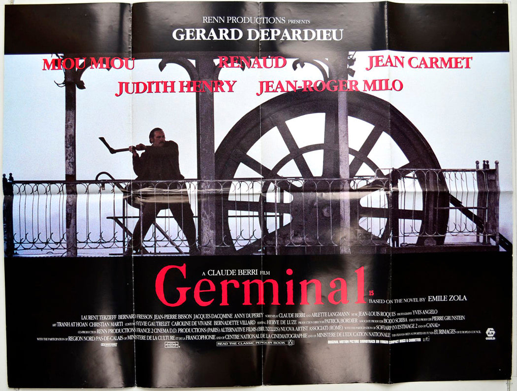 Germinal   Original British Quad Poster - Movie Poster