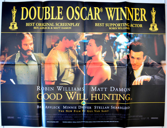 Good Will Hunting  (Oscars Version)   Original British Quad Poster - Movie Poster