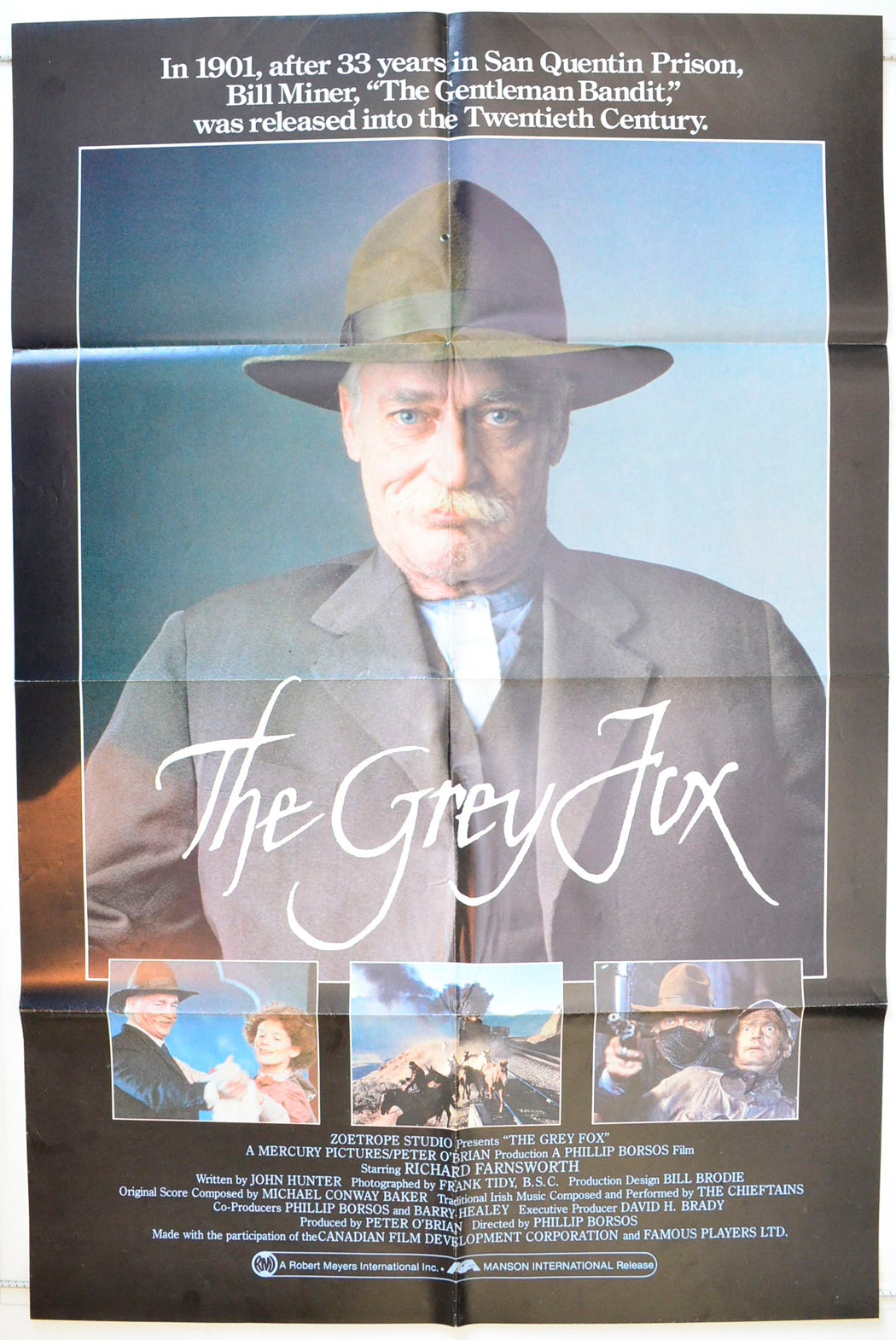 The Grey Fox Original One Sheet Poster - Movie Poster