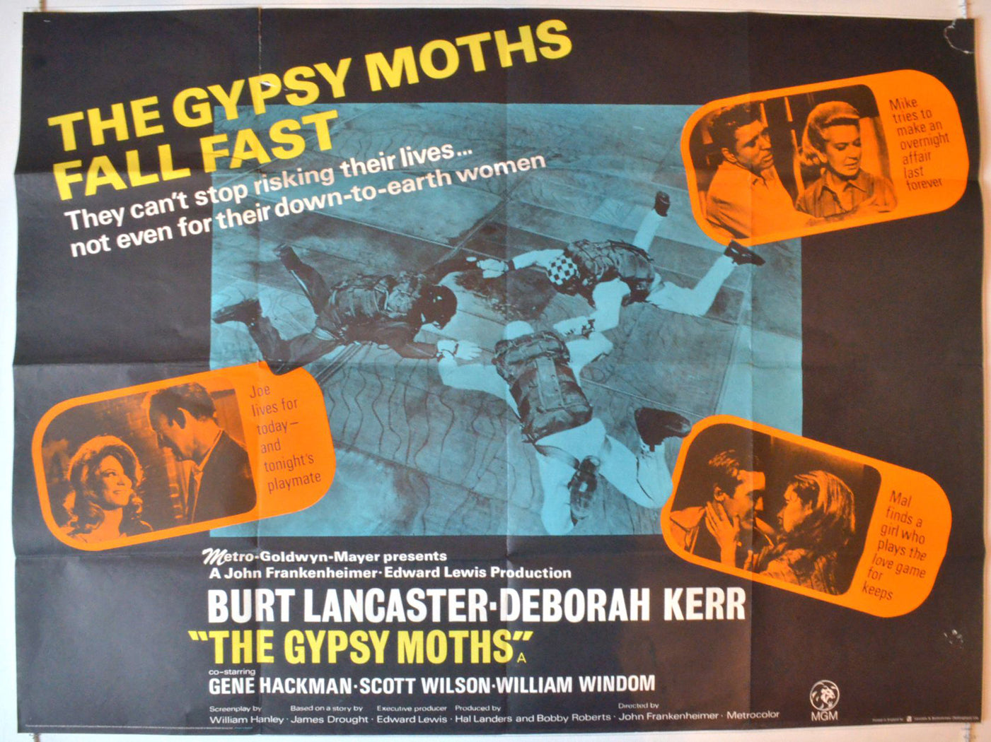 The Gypsy Moths   Original British Quad Poster - Movie Poster