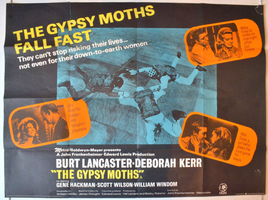 The Gypsy Moths   Original British Quad Poster - Movie Poster