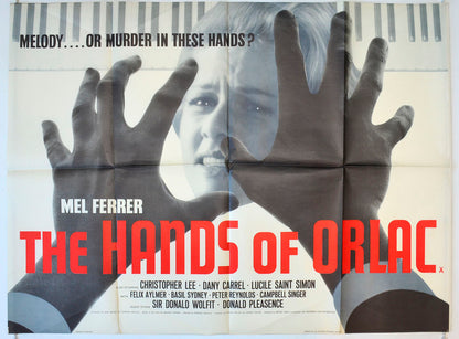 The Hands Of Orlac   Original British Quad Poster - Movie Poster