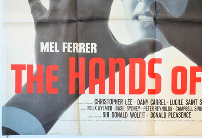 “The Hands Of Orlac”   Original British Quad Poster - Movie Poster