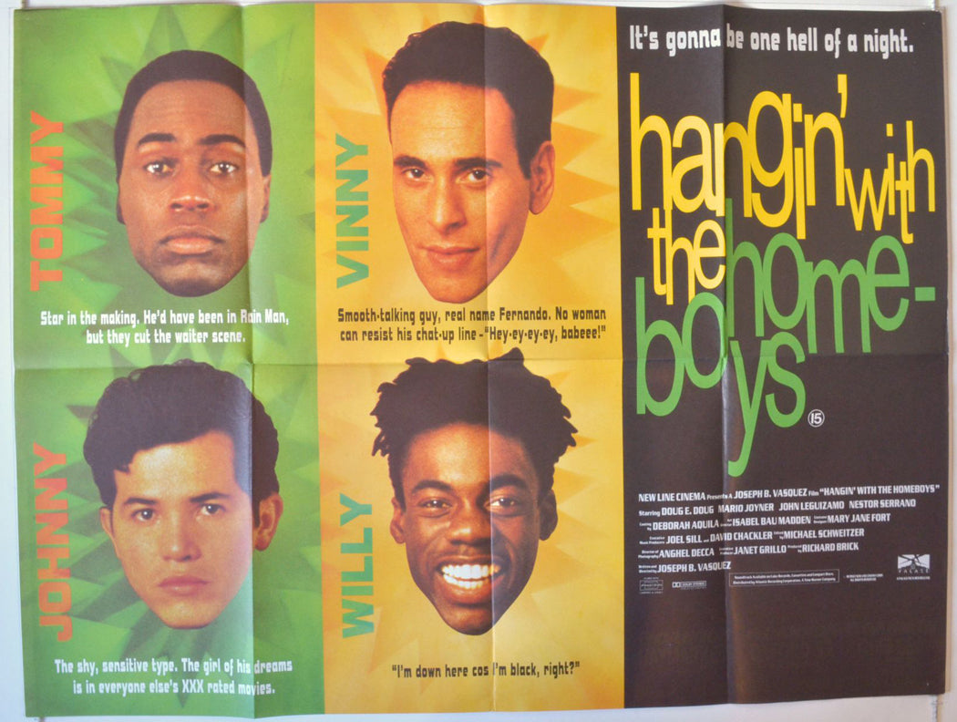 Hangin' With The Homeboys   Original British Quad Poster - Movie Poster