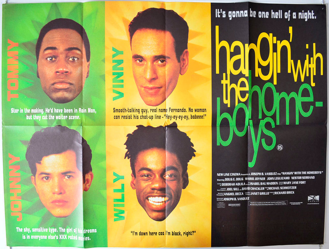 Hangin' With The Homeboys   Original British Quad Poster - Movie Poster