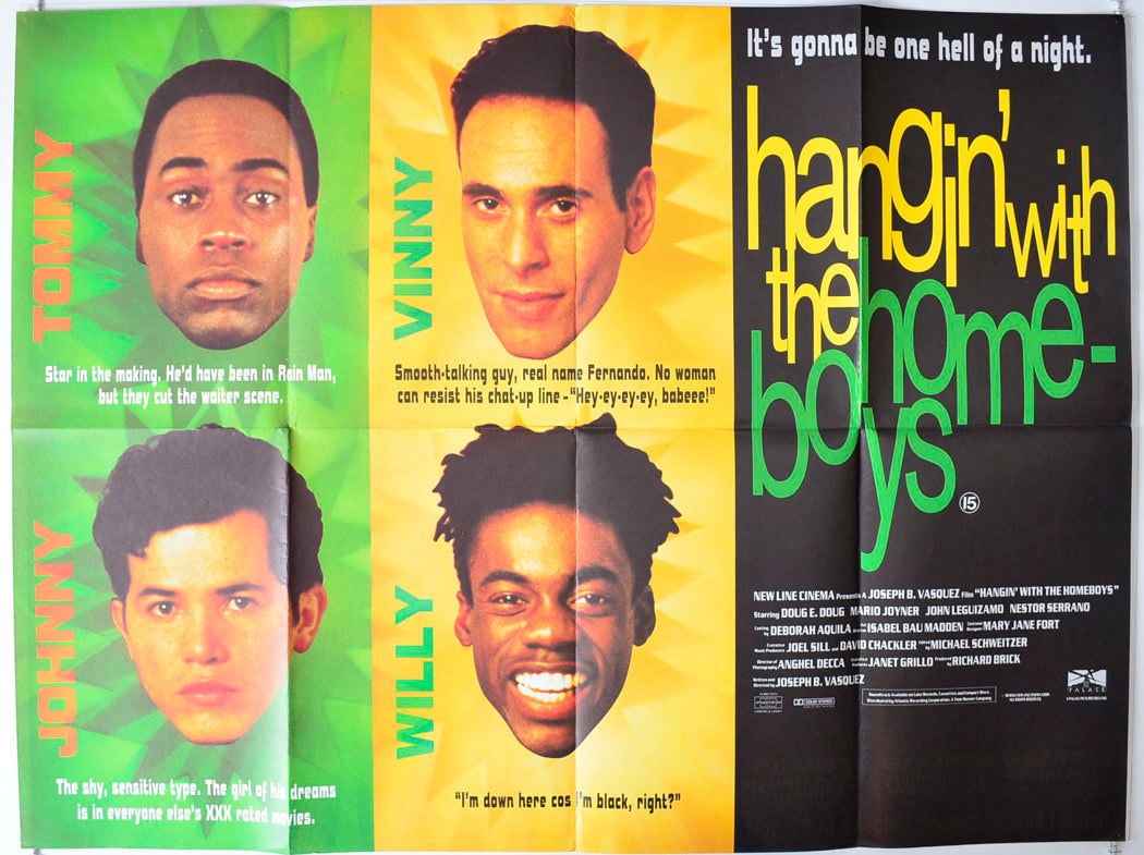 Hangin' With The Homeboys   Original British Quad Poster - Movie Poster