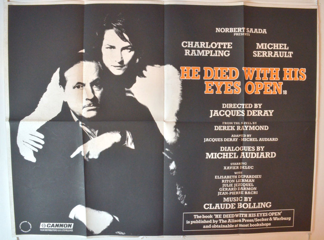 He Died With His Eyes Open  (a.k.a. On ne meurt que deux fois)   Original British Quad Poster - Movie Poster