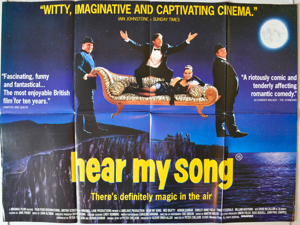 Hear My Song   Original British Quad Poster - Movie Poster