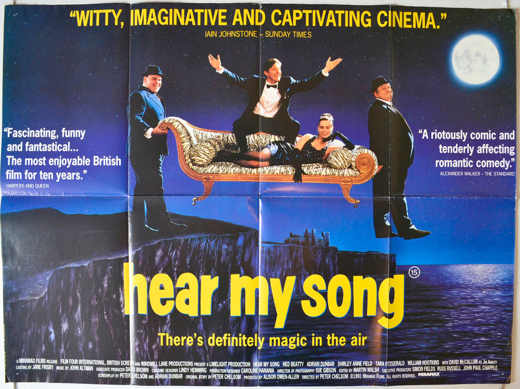 Hear My Song   Original British Quad Poster - Movie Poster