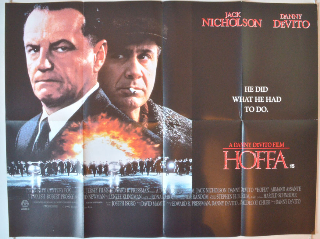 Hoffa   Original British Quad Poster - Movie Poster 