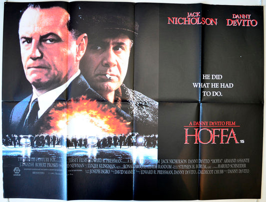 Hoffa   Original British Quad Poster - Movie Poster