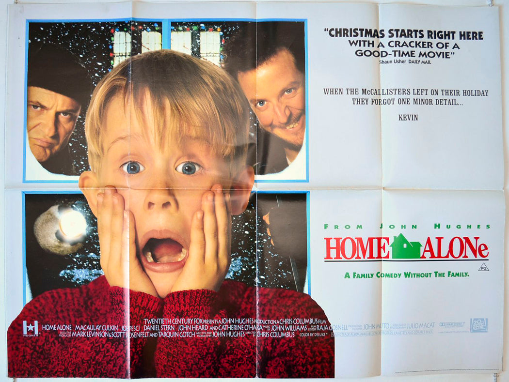 Home Alone   Original British Quad Poster - Movie Poster