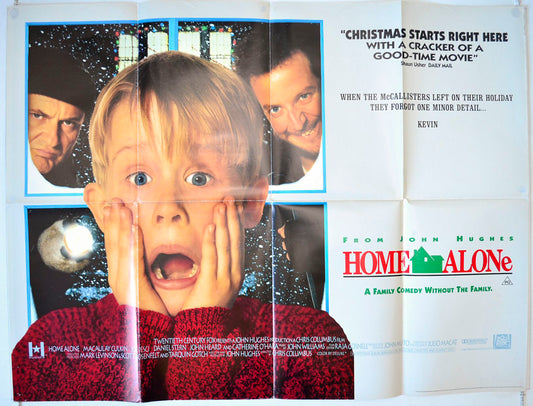 Home Alone   Original British Quad Poster - Movie Poster