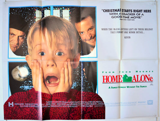 Home Alone   Original British Quad Poster - Movie Poster