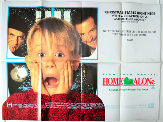 Home Alone   Original British Quad Poster - Movie Poster