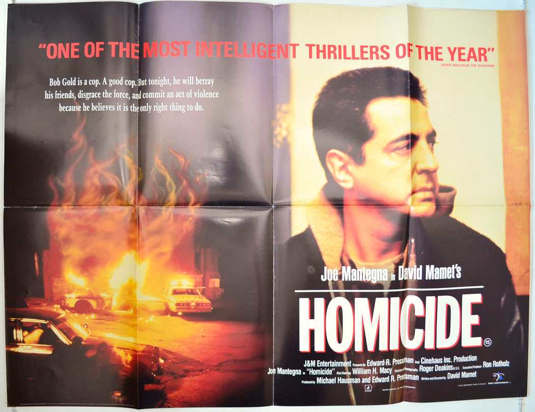 Homicide   Original British Quad Poster - Movie Poster