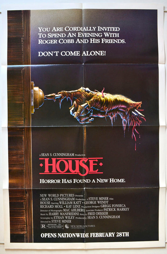 House Original One Sheet Poster - Movie Poster