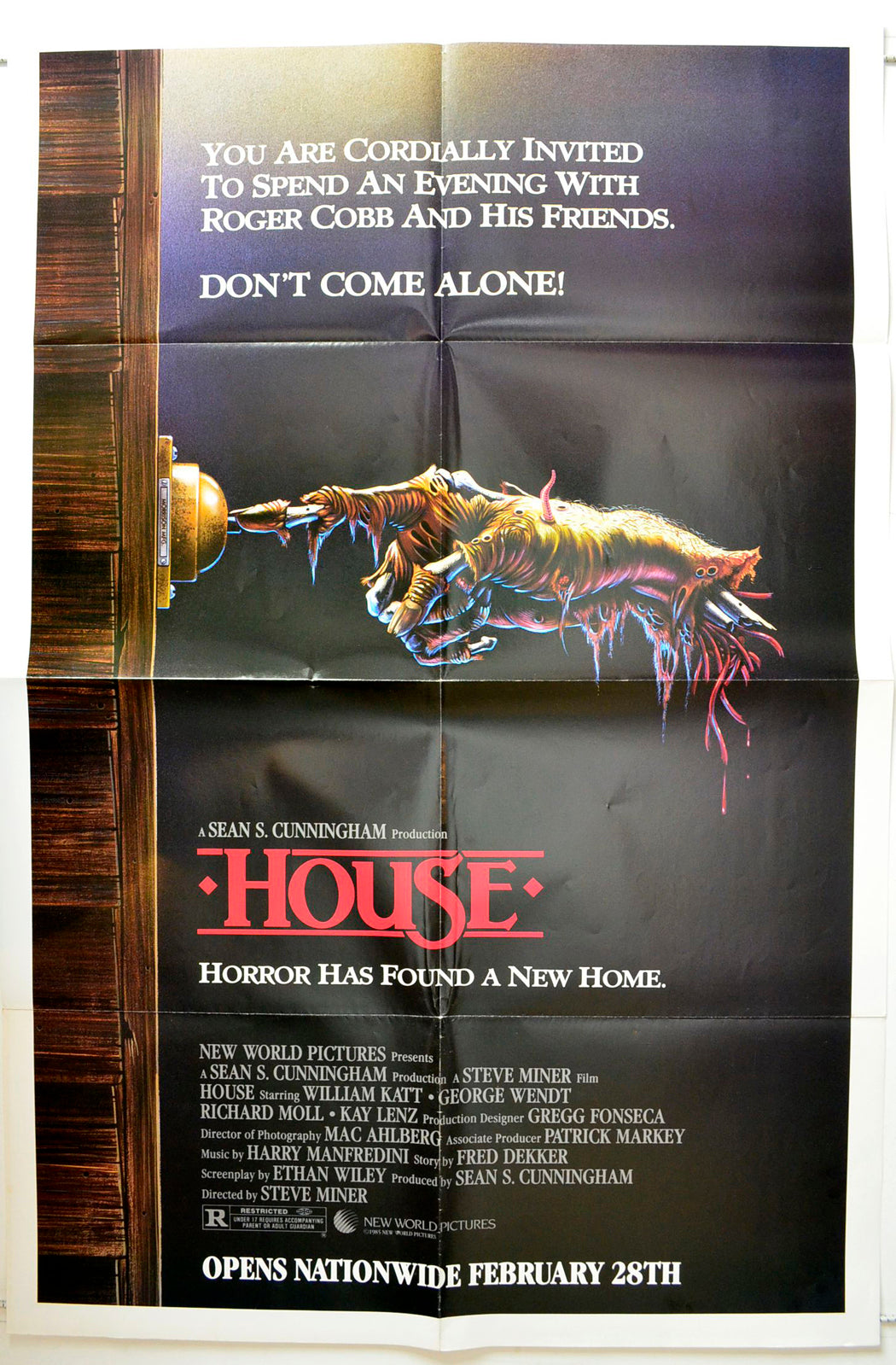 House Original One Sheet Poster - Movie Poster