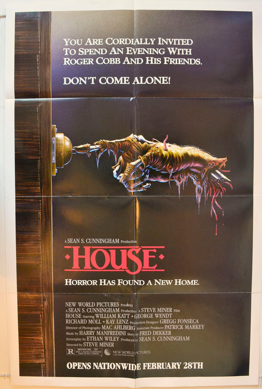 House Original One Sheet Poster - Movie Poster