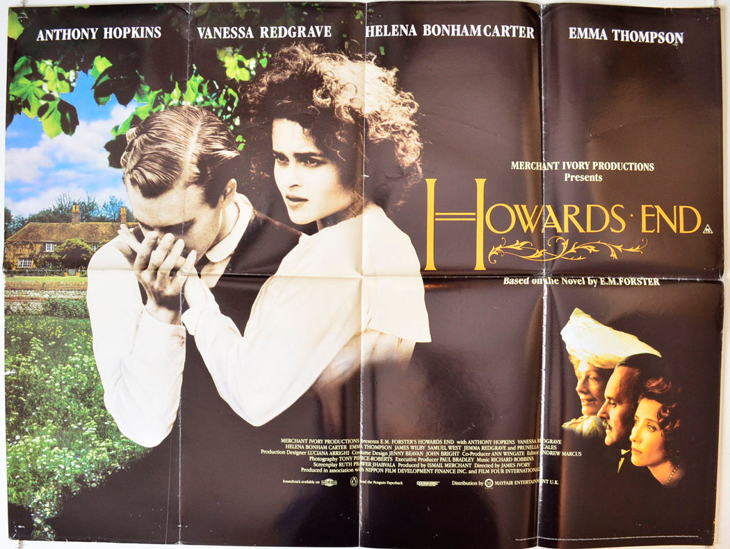 Howards End Original British Quad Poster - Movie Poster