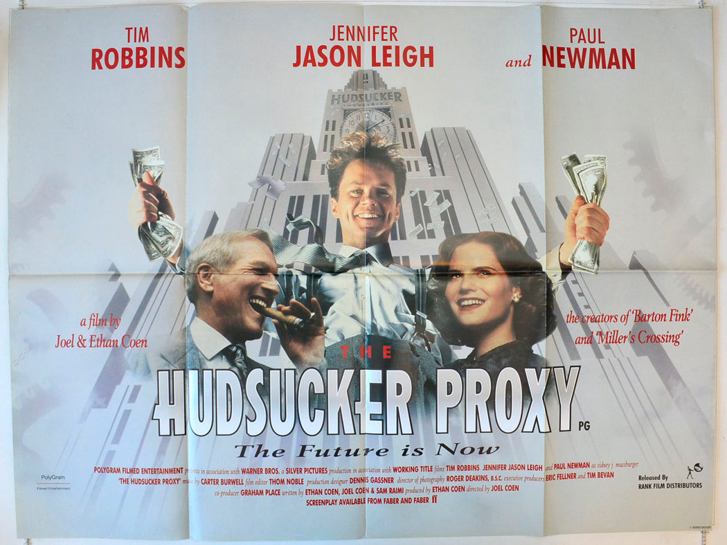 The Hudsucker Proxy Original British Quad Poster - Movie Poster