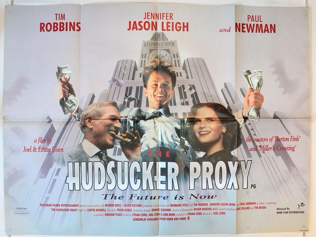 The Hudsucker Proxy Original British Quad Poster - Movie Poster