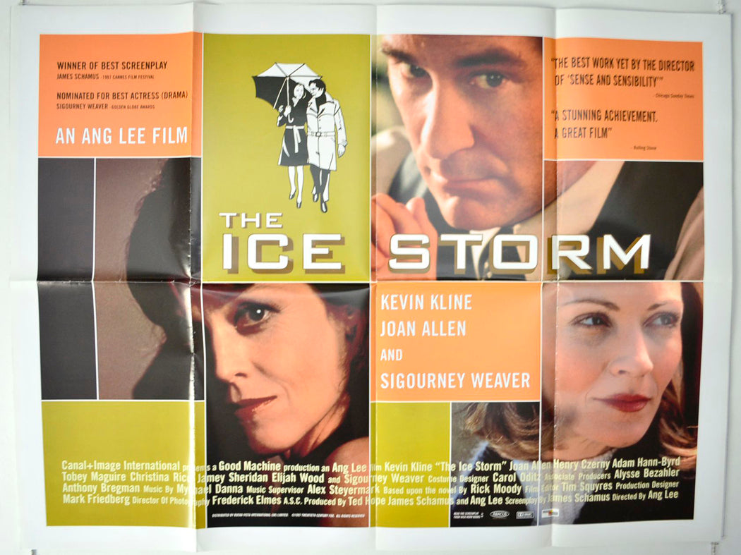 The Ice Storm   Original British Quad Poster - Movie Poster