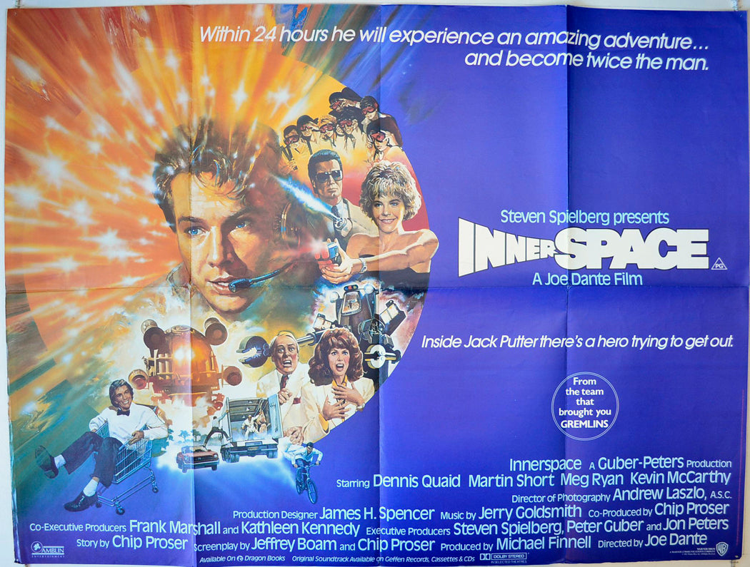 Innerspace   Original British Quad Poster - Movie Poster