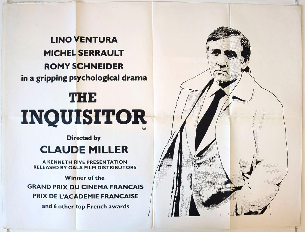 The Inquisitor  (a.k.a. Garde à vue)   Original British Quad Poster - Movie Poster