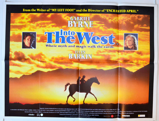 Into The West Original British Quad Poster - Movie Poster