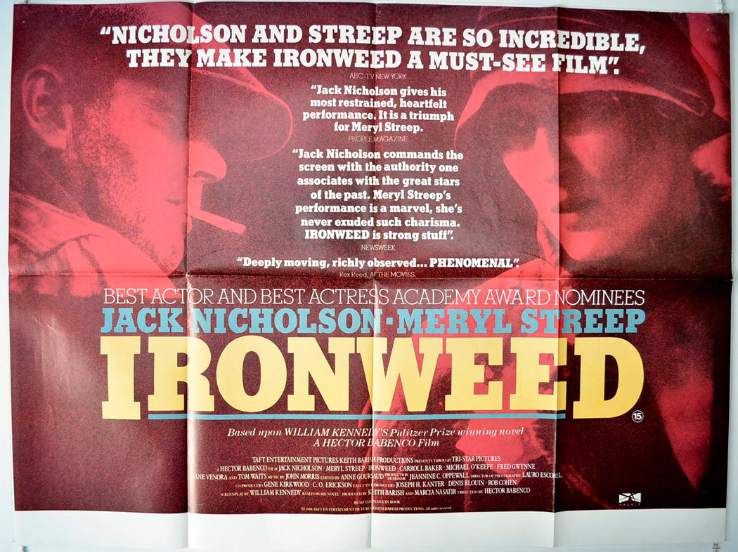 Ironweed   Original British Quad Poster - Movie Poster