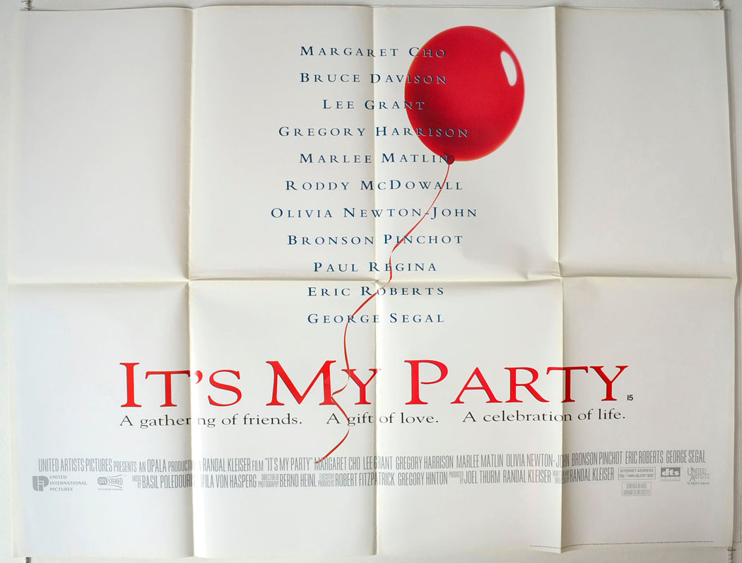 It's My Party Original British Quad Poster - Movie Poster