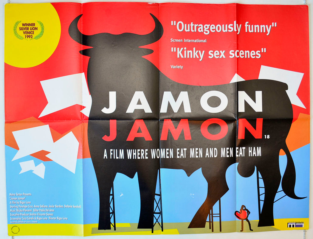 Jamon Jamon Original British Quad Poster - Movie Poster