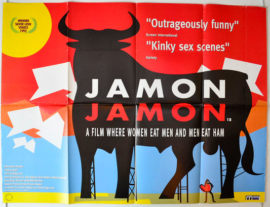 Jamon Jamon Original British Quad Poster - Movie Poster