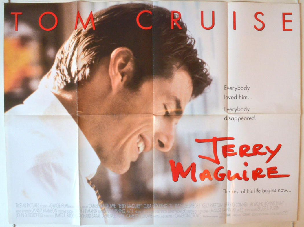 Jerry Maguire   Original British Quad Poster - Movie Poster