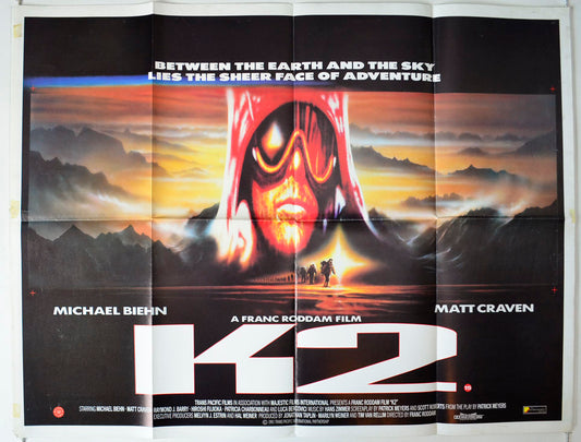 K2 Original British Quad Poster - Movie Poster