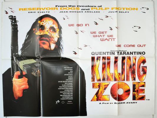 Killing Zoe Original British Quad Poster - Movie Poster