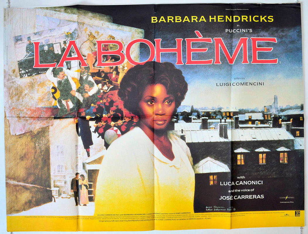 La Boheme Original British Quad Poster - Movie Poster