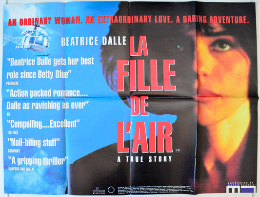 La Fille De Lair  (a.k.a. The Girl In The Air) Original British Quad Poster - Movie Poster