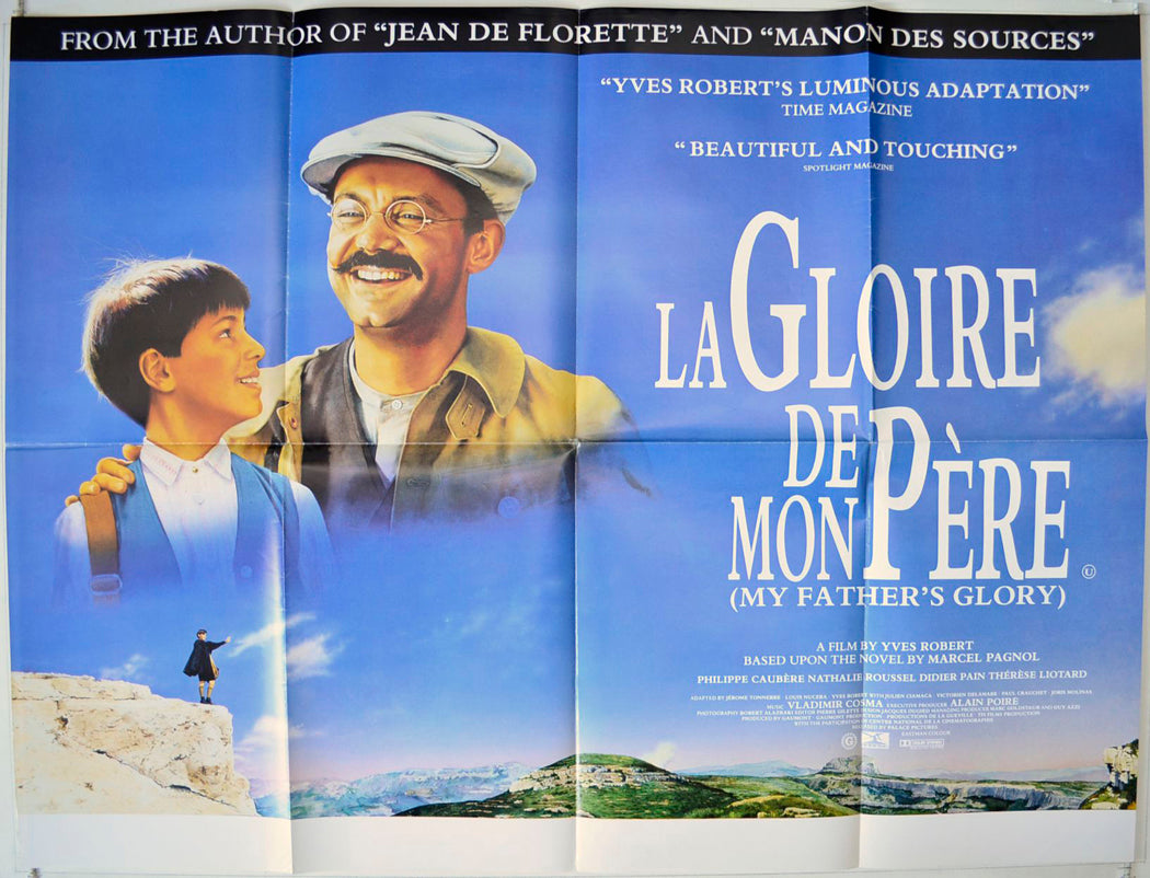 La Gloire De Mon Pere  (a.k.a. My Father's Glory)   Original British Quad Poster - Movie Poster